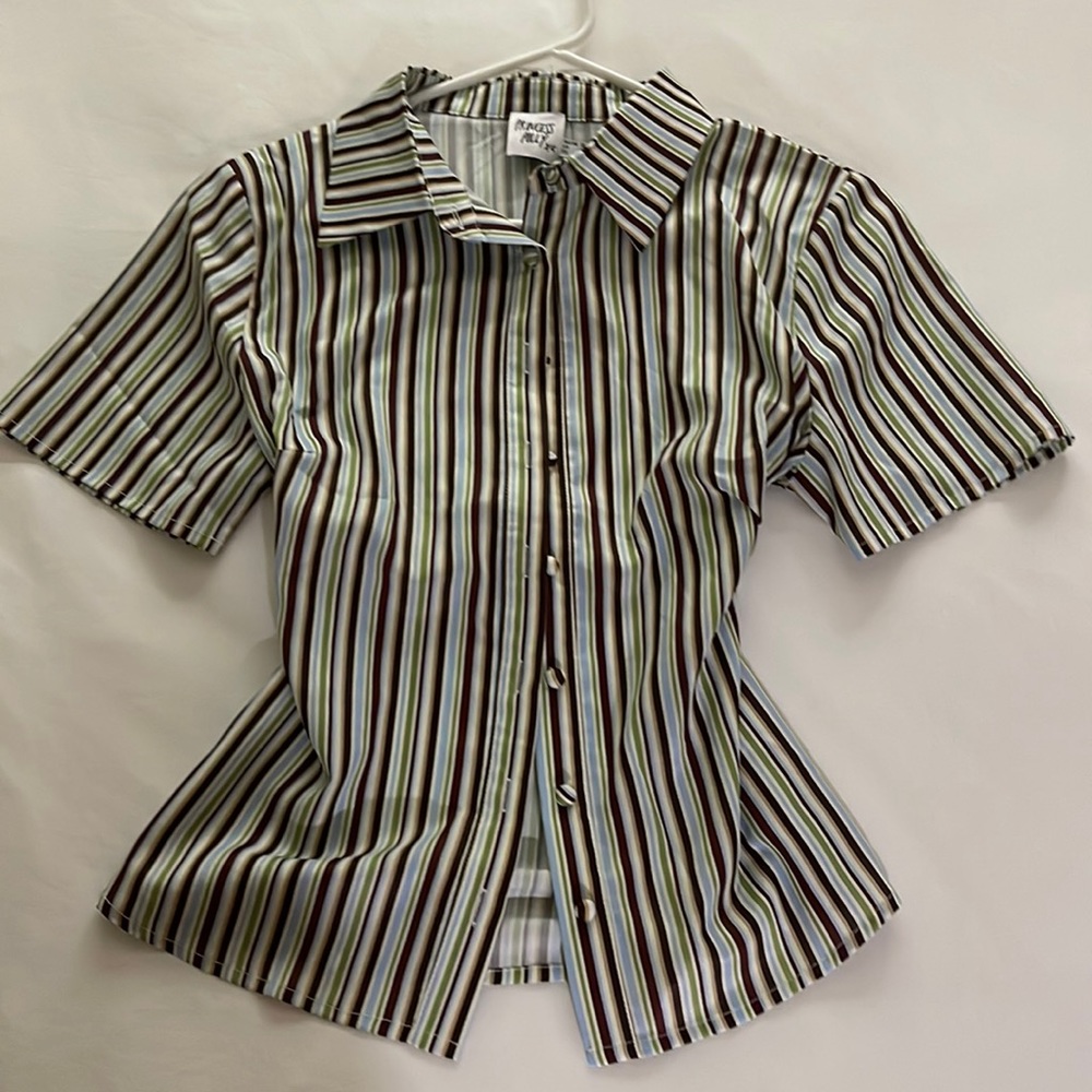 Princess Polly Pinstripe Button Up